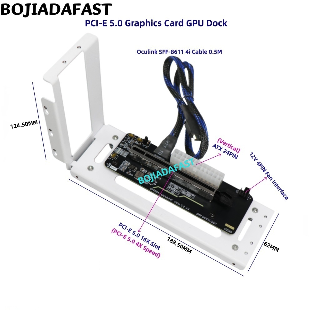 Oculink Egpu Dock Graphics Card - Адаптерная карта PCI-E 5.0 16X GEN5