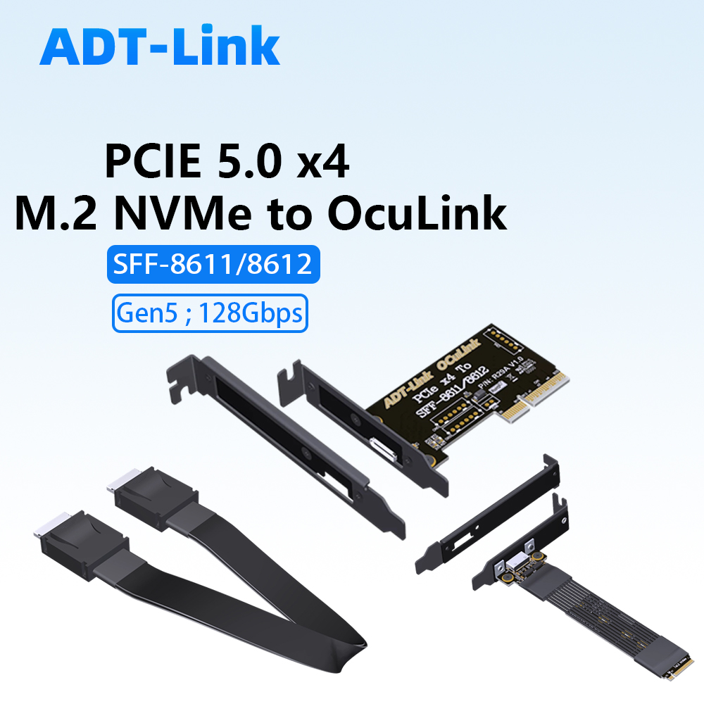 Oculink Egpu Dock Graphics Card - Адаптер-райзер PCIE 5.0 X4 Gen5 M.2