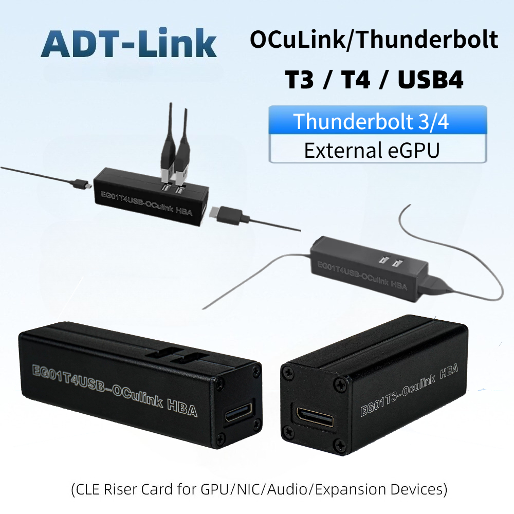 Oculink Egpu Dock Graphics Card - T3 / T4 OCuLink Thunderbolt 4
