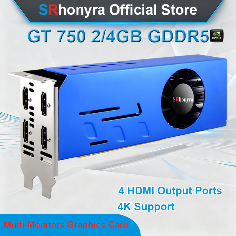 Видеокарта SRhonyra GeForce GT – обзор и цена 4 Hdmi Multi Monitor Video Card 4K