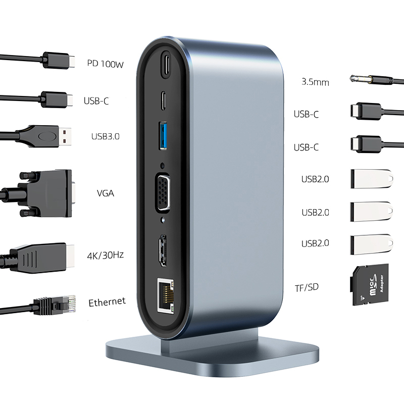 USB C 3.0 HUB Type C to Multi  – обзор и цена 4 Hdmi Multi Monitor Video Card 4K
