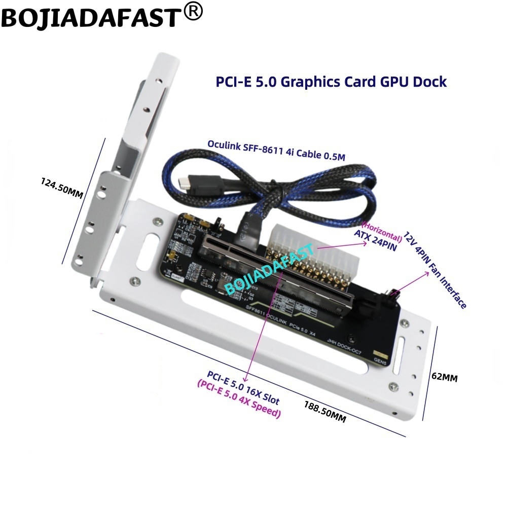 PCI-E 5.0 X4 OCuLink внешняя в – обзор и цена Oculink Egpu Dock Graphics Card