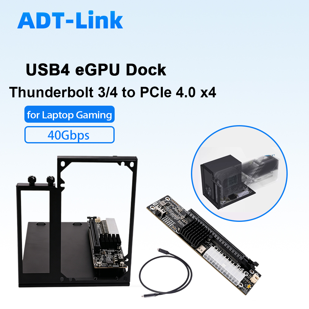 Док-станция ADT-Link USB4 eGPU – обзор и цена Thunderbolt 4 External Gpu Enclosure
