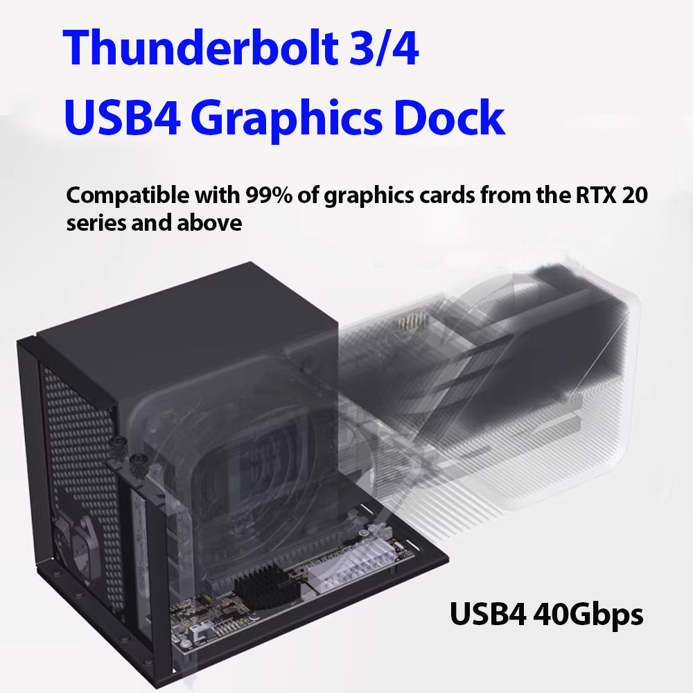 Док-станция ADT-Link USB4 eGPU – обзор и цена Thunderbolt 4 External Gpu Enclosure