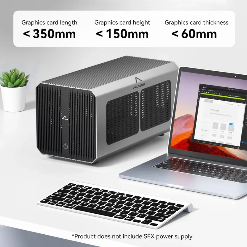 Корпус Acasis 40Gbps eGPU с 24 – обзор и цена Thunderbolt 4 External Gpu Enclosure
