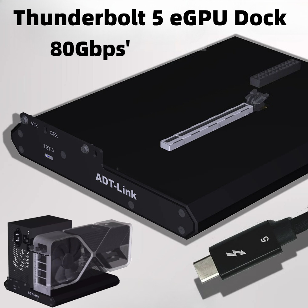 Внешняя док-станция ADT Thunde – обзор и цена Thunderbolt 4 External Gpu Enclosure